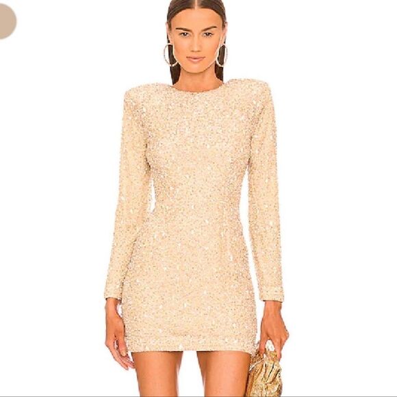 Retrofete Nikki Sequin Mini Dress NWT